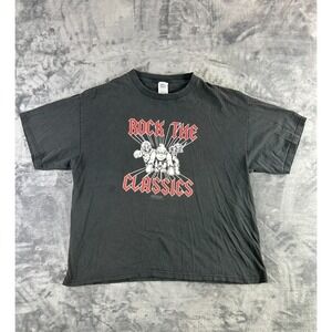 Vintage‎ Nintendo Rock the Classics T-Shirt XL Delta Pro Weight Gaming Tee 2005